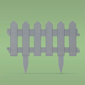 Virágágyás szegély / kerítés