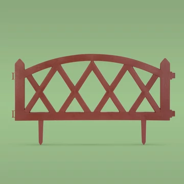 Virágágyás szegély / kerítés