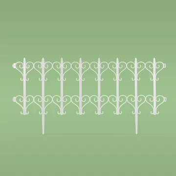 Virágágyás szegély / kerítés