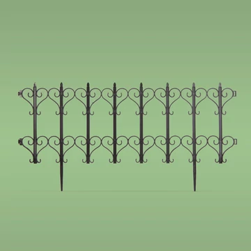 Virágágyás szegély / kerítés