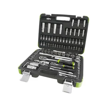 Dugókulcs klt., CV., racsnis 45fog ; 1/4"  1/2", 94db, 4-32mm, 32db bit (lapos, kereszt,imbusz,torx), gyertyakulcs16&21