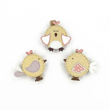 Csibe fa csipeszes 4cm 3db-os