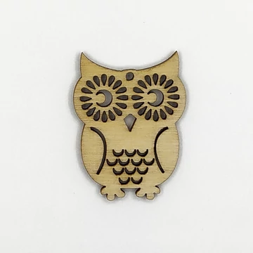 Fa bagoly natúr 5cm