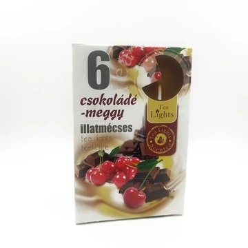 Csokoládé-meggy illatú - Illatmécses  6db-os