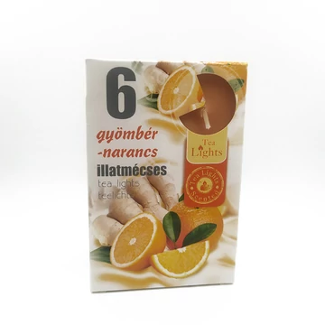 Gyömbér-narancs illatú - Illatmécses  6db-os