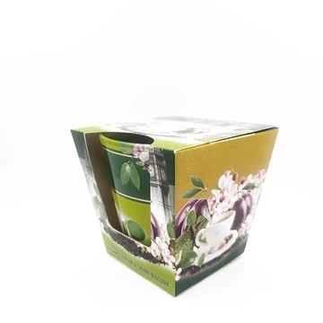 Öt órai tea (Bergamott, szilva és cseresznyevirág) - Poharas mécses 115g