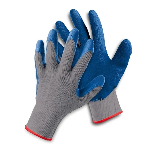 Védőkesztyű FF HS-04-002 csúszásgátló latex kék 10