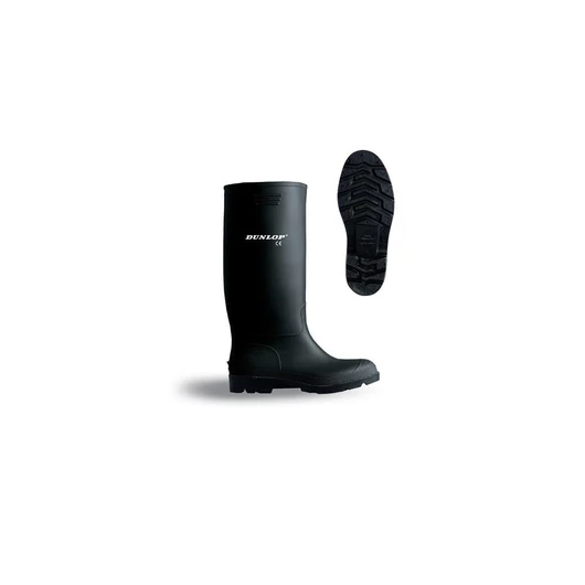 Gumicsizma fekete DUNLOP PRICEMASTOR - 35