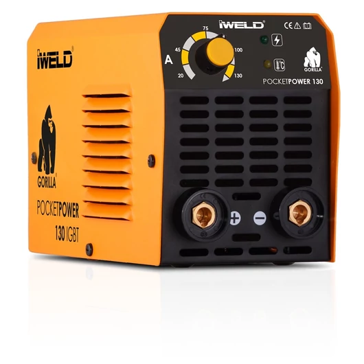 IWELD inverter Gorilla Pocketpower 130 (120A-es), koffer nélkül! (80POCPWR130)