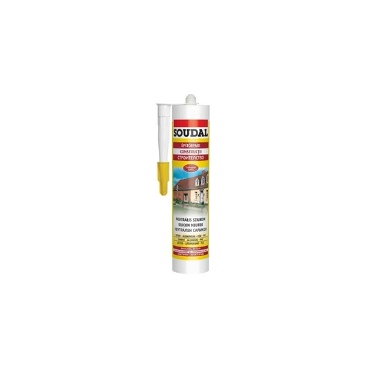 Soudal neutrális, semleges szilikon transzparens  280ml