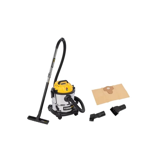 PowerPlus sárga száraz / nedves porszívó 1200W 20L POWX3230