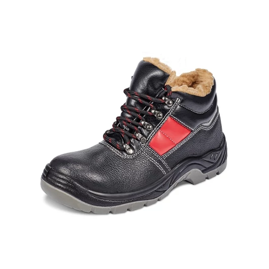 Bakancs fekete JENA SC-03-012 bélelt S3  41