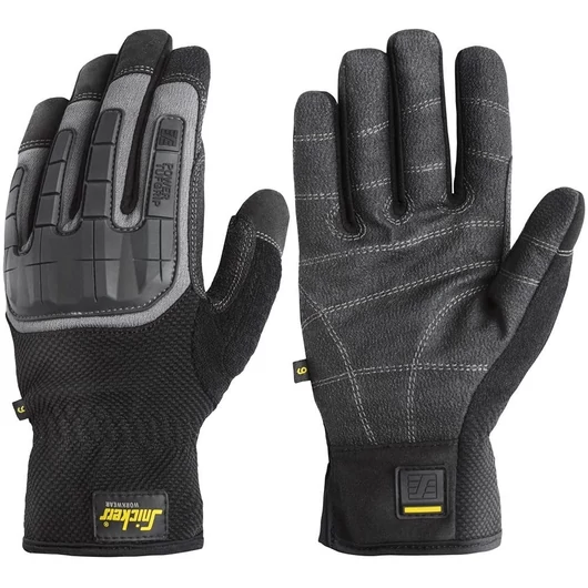 Snickers Power TUFGRIP fekete / szürke kesztyű  8 / M  ##