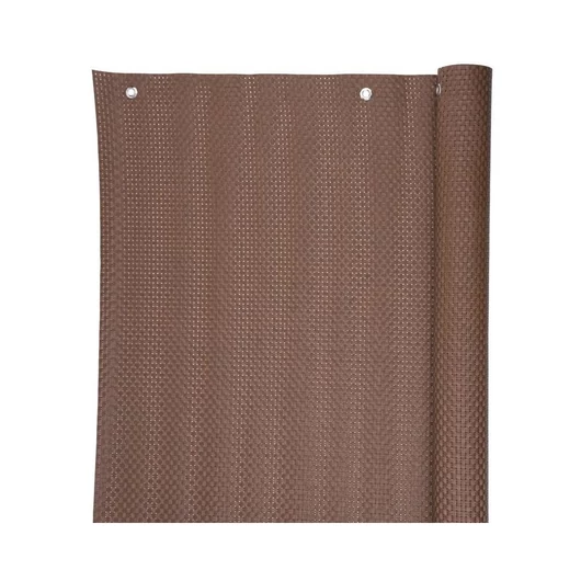 STR árnyékoló háló / betekintésgátló  ponyvakarikával 800g / m2 barna 0,9x3 m (2171495)
