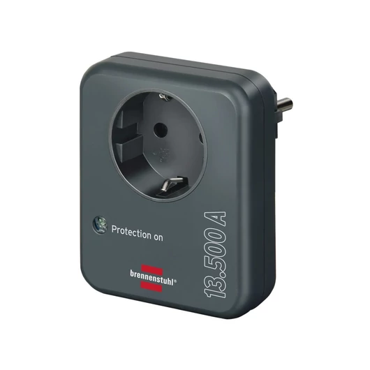 Túlfeszültségvédő adapter 13.500A antracit (1506996)