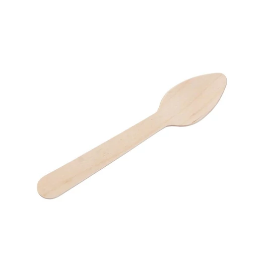 Magic Home Woodline ECO eldobható desszert kanál 11cm 100db / csomag (2212276)