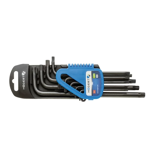 HÖGERT imbuszkulcs készlet 9 részes TORX T10-T50 HT1W816