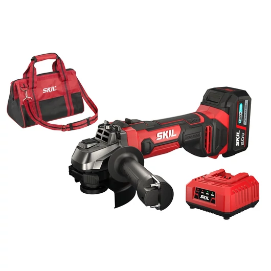 SKIL RED AG1E3920DC akkus sarokcsiszoló 115mm 1x4,0Ah 20 V + hordtáska