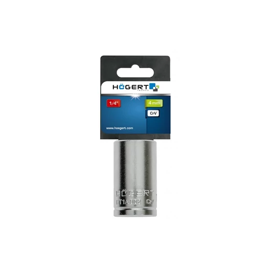HÖGERT dugókulcs hatszög 1 / 4" 4mm  HT1A002