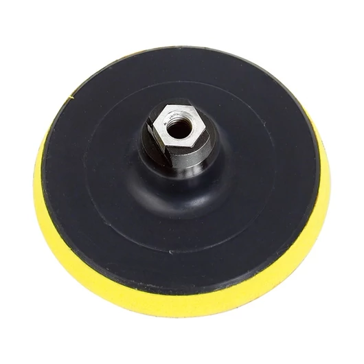 Gumitányér sarokcsiszolóhoz; 125mm, tépőzáras, max. ford.:12.500 1/min