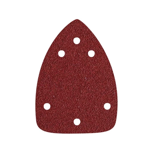 Delta csiszolópapír, lyukas klt. 10db, 97×140 mm; 6 db lyukkal, P40, 407130 csiszológéphez