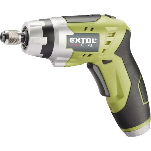 Akkus csavarbehajtó, Li-ion; 3,6V, 1300 mAh, ford.: 200 1/min, befogás: 1/4", hatszög BIT-ekhez, elforgatható nyél