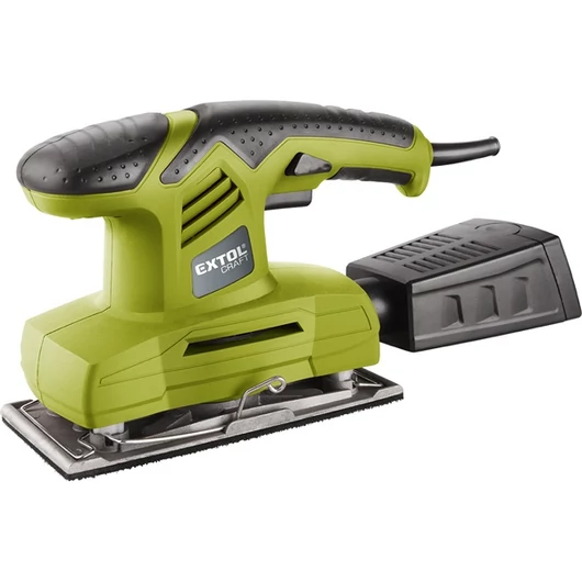 Vibrációs csiszológép 200W, 90×187mm; 11000/perc, alu és tépőzáras talp