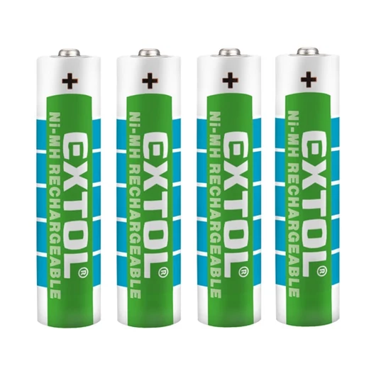 Akku (tölthető ceruza elem) klt. 4 db, NiMh, 1,2 V, 2400 mAh, méret: AA (HR06); bliszteren