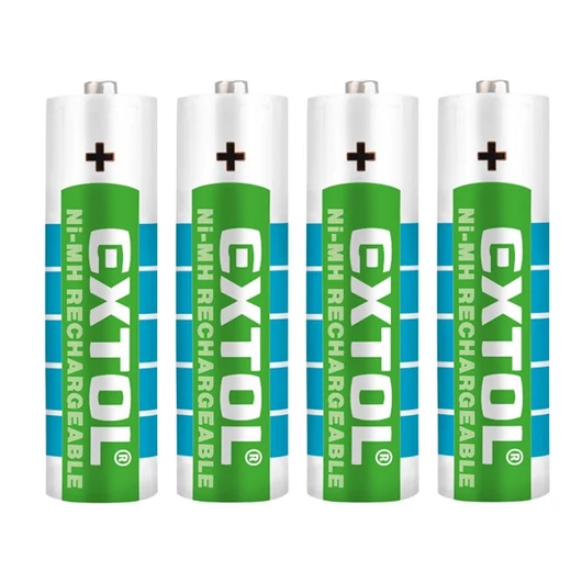 Akku (tölthető ceruza elem) klt. 12 db, NiMh, 1,2 V, 2400 mAh, méret: AA (HR06); bliszteren