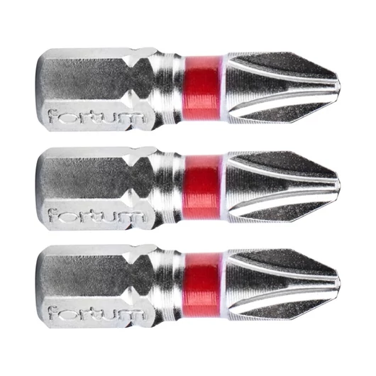 Behajtóhegy PH, 3 db, S2 acél; PH 2×25mm, bliszteren