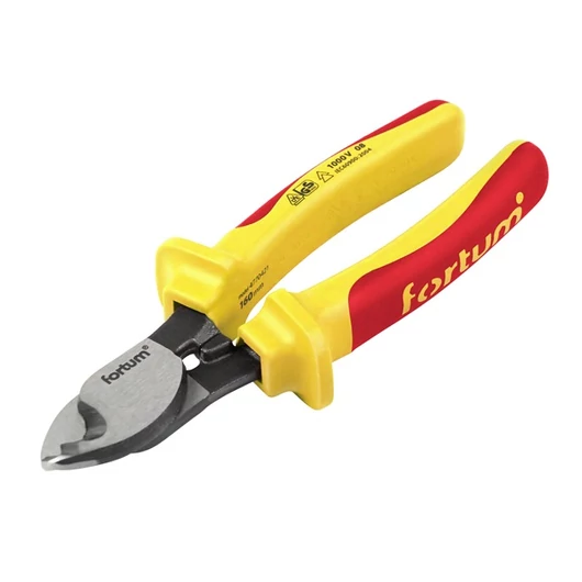 Kábelvágó fogó 160mm szigetelt VDE 1000V, CV; FORTUM