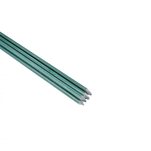 Futtató karó üvegszálas, 10 db, zöld, 180cm × 7,9mm, kör keresztmetszetű