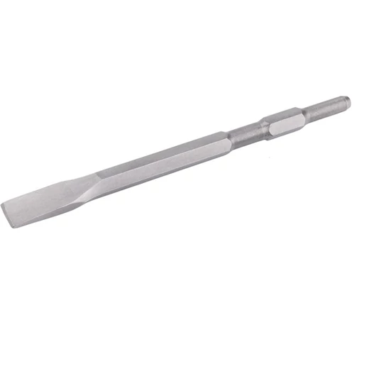 Betonvéső lapos, HEX; 280/75mm, (szár átm:17 mm)