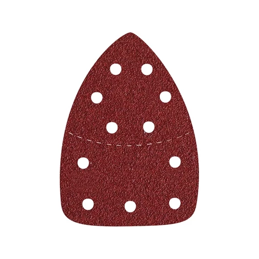 Delta csiszolópapír, lyukas klt. 10db, 149×105 mm; 11 db lyukkal, P180, 8894002 csiszológéphez