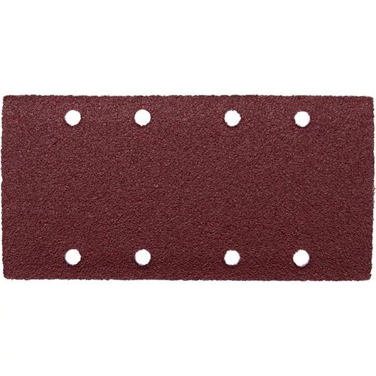 Csiszoló papír, 10 db, 93×185mm, P60, 8 lyuk, 8894003 csiszológéphez, tépőzáras