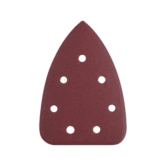 Delta csiszolópapír, lyukas klt. 10db, 100×140 mm; 7 db lyukkal, P100, 8891844 csiszológéphez