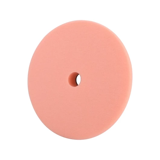 Polírkorong, egybe polírozás, T40, 150×25mm, tengely: 22 mm, narancs, tépőzáras