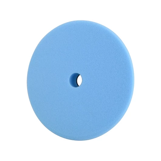 Polírkorong, egybe polírozás, T60, 180×25mm, tengely: 22 mm, kék, tépőzáras