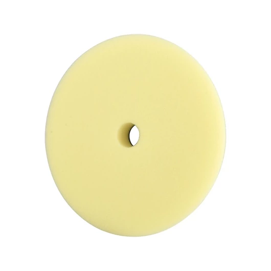 Polírkorong, erős polírozás, T80, 180×25mm, tengely: 22 mm; sárga, tépőzáras