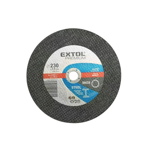 Vágókorong acélhoz, kék; 115×1,6×22,2mm, max 13300 ford/perc, (darabáras, de csak ötösével rendelhető)