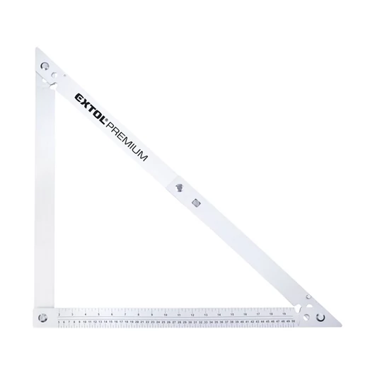 Összecsukható derékszög, 600 mm, ALU