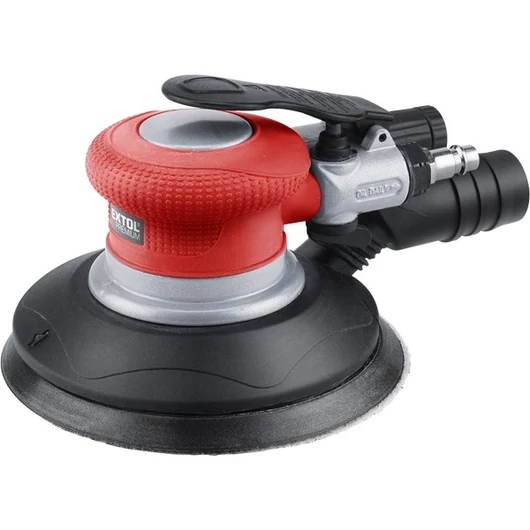 Pneumatikus rotációs csiszoló, 150mm, excentricitás: 5mm; 10.500 1/min, 150l/min, 6 Bar, 1/4" tömlőcsatlakozó, 0,96 kg