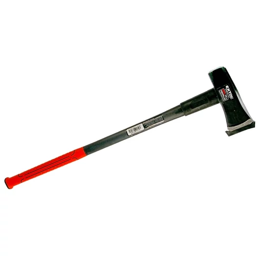 Hasító fejsze, üvegszálas nyél 4000g, nylon erősítéssel, 910 mm hosszú, TPR gumis markolat