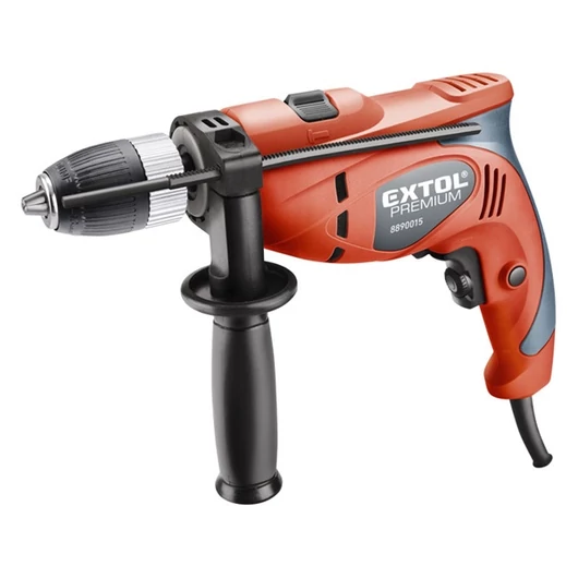Ütvefúrógép 550W, 0-3000 ford/perc; gyorstokmány, 1,5-13mm, papírdobozban