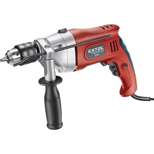 Ütvefúrógép , 850W, fémházas, 0-2800 ford/perc, kulcsos tokmány 1,5-13mm, papírdobozban