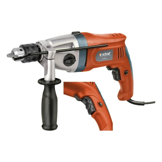Ütvefúrógép 1100W, 13mm kulcsos tokmány, 2 fokozatú, max. 3000 1/min., ID 1100 K