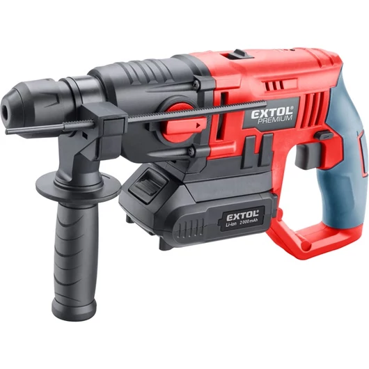 Akkus ütvefúró SDS Plus, Share20V, 20V, Li-ion, 1db akku, 1db töltő, 2000 mAh, 1,2J