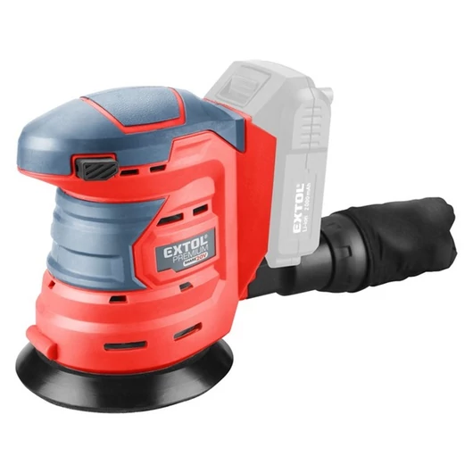 Akkus rotációs (excentrikus) csiszoló, Share20V, 20V, Li-ion, 125 mm,ford.: 10.000 f/perc, AKKU és TÖLTŐ NÉLKÜL