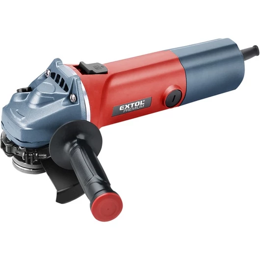 Sarokcsiszológép 125mm 850W, szabályozható fordulatszám, lágy indítás, terhelésnél konstans fordulatszám, papírdoboz