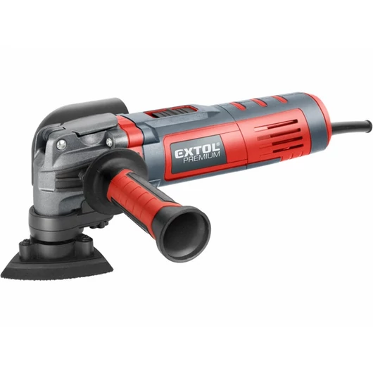 Multifunkciós szerszámgép, 400W; szabályozható rezgésszám: 15.000-22.000/perc, 5 db cserélhető fej, 1,5 kg